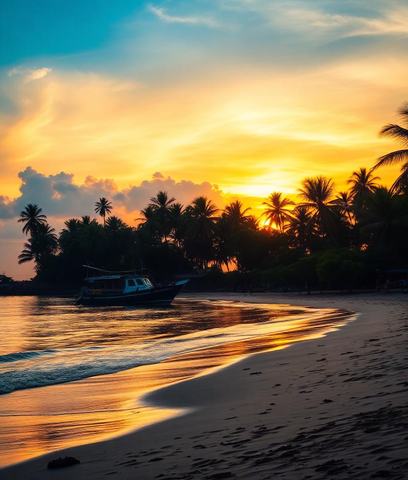 Scenic coastline sunset - Mahadev Tours and Travels